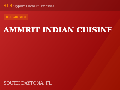 AMMRIT INDIAN CUISINE — Restaurant in SOUTH DAYTONA, FL