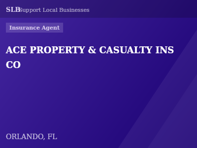 ACE PROPERTY & CASUALTY INS CO — Insurance Agent in ORLANDO, FL
