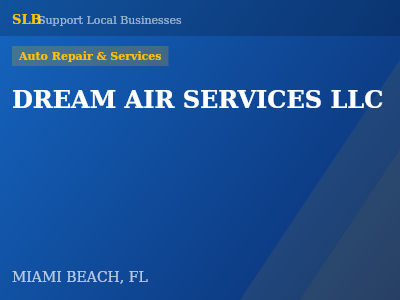DREAM AIR SERVICES LLC — Auto Repair & Services in MIAMI BEACH, FL