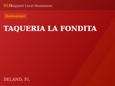 TAQUERIA LA FONDITA — Restaurant in DELAND, FL