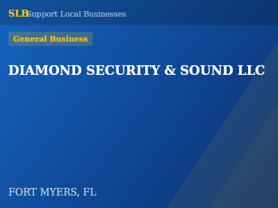 DIAMOND SECURITY & SOUND LLC — General Business in FORT MYERS, FL