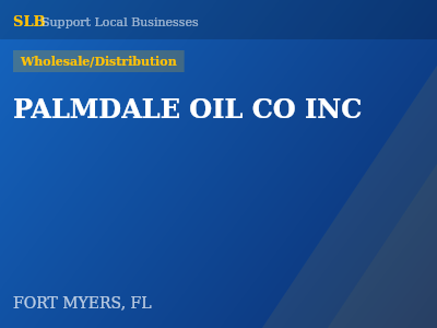 PALMDALE OIL CO INC — Wholesale/Distribution in FORT MYERS, FL