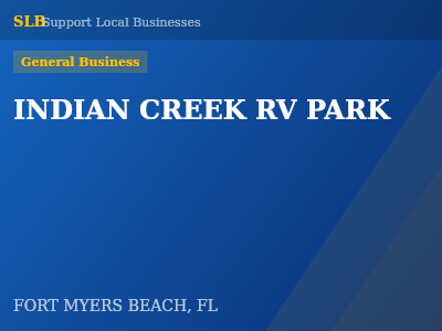 INDIAN CREEK RV PARK — General Business in FORT MYERS BEACH, FL