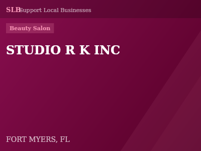 STUDIO R K INC — Beauty Salon in FORT MYERS, FL