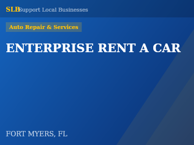 ENTERPRISE RENT A CAR — Auto Repair & Services in FORT MYERS, FL