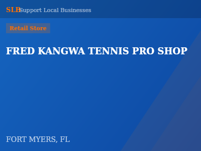 FRED KANGWA TENNIS PRO SHOP — Retail Store in FORT MYERS, FL