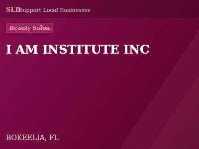 I AM INSTITUTE INC — Beauty Salon in BOKEELIA, FL