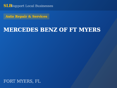 MERCEDES BENZ OF FT MYERS — Auto Repair & Services in FORT MYERS, FL