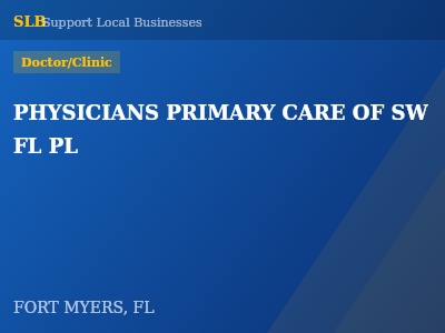 PHYSICIANS PRIMARY CARE OF SW FL PL — Doctor/Clinic in FORT MYERS, FL