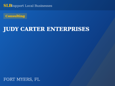 JUDY CARTER ENTERPRISES — Consulting in FORT MYERS, FL