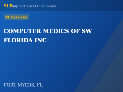 COMPUTER MEDICS OF SW FLORIDA INC — IT Services in FORT MYERS, FL