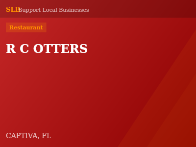 R C OTTERS — Restaurant in CAPTIVA, FL