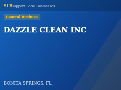 DAZZLE CLEAN INC — General Business in BONITA SPRINGS, FL