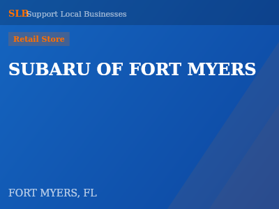 SUBARU OF FORT MYERS — Retail Store in FORT MYERS, FL