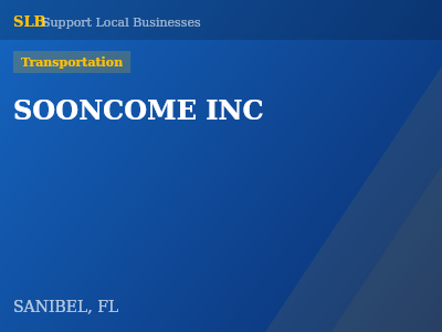 SOONCOME INC — Transportation in SANIBEL, FL
