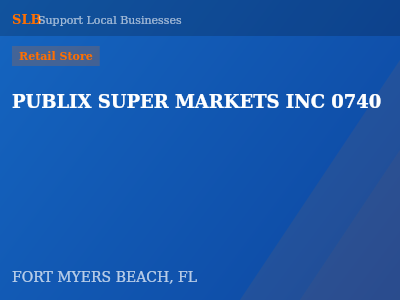 PUBLIX SUPER MARKETS INC 0740 — Retail Store in FORT MYERS BEACH, FL