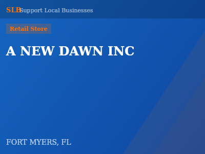 A NEW DAWN INC — Retail Store in FORT MYERS, FL