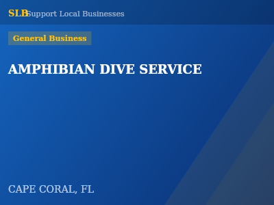 AMPHIBIAN DIVE SERVICE — General Business in CAPE CORAL, FL