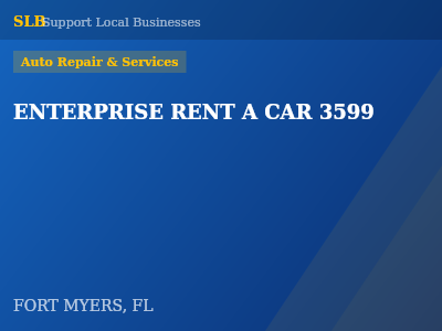 ENTERPRISE RENT A CAR 3599 — Auto Repair & Services in FORT MYERS, FL