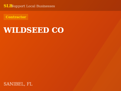WILDSEED CO — Contractor in SANIBEL, FL