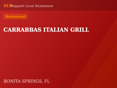 CARRABBAS ITALIAN GRILL — Restaurant in BONITA SPRINGS, FL