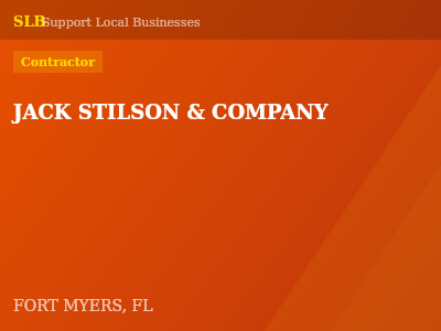 JACK STILSON & COMPANY — Contractor in FORT MYERS, FL