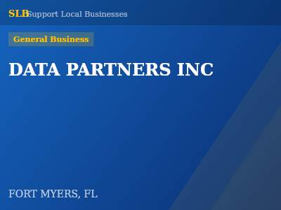 DATA PARTNERS INC — General Business in FORT MYERS, FL