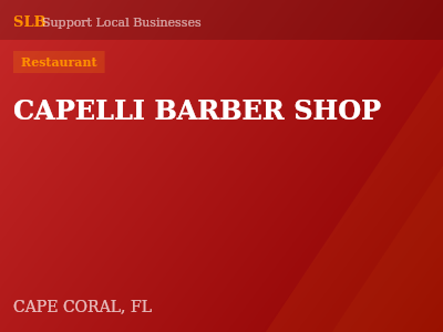 CAPELLI BARBER SHOP — Restaurant in CAPE CORAL, FL