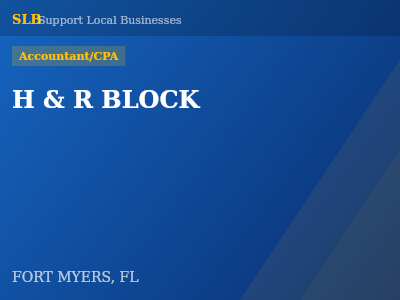 H & R BLOCK — Accountant/CPA in FORT MYERS, FL
