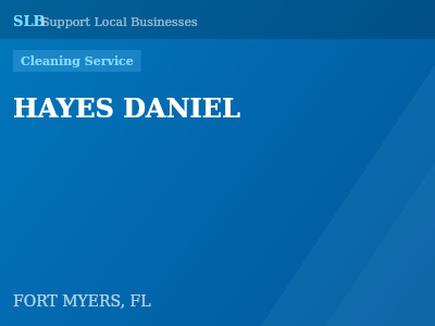 HAYES DANIEL — Cleaning Service in FORT MYERS, FL