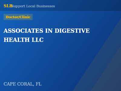 ASSOCIATES IN DIGESTIVE HEALTH LLC — Doctor/Clinic in CAPE CORAL, FL