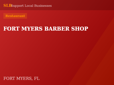 FORT MYERS BARBER SHOP — Restaurant in FORT MYERS, FL