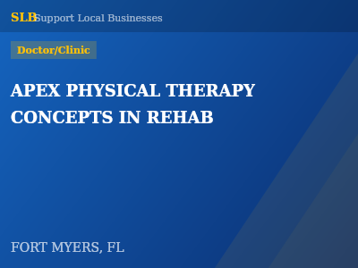 APEX PHYSICAL THERAPY CONCEPTS IN REHAB — Doctor/Clinic in FORT MYERS, FL