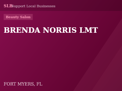 BRENDA NORRIS LMT — Beauty Salon in FORT MYERS, FL