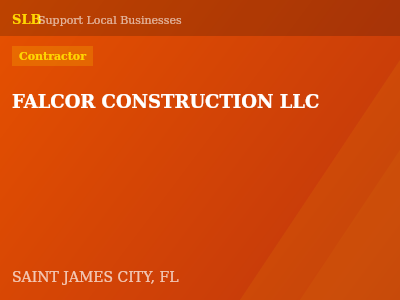 FALCOR CONSTRUCTION LLC — Contractor in SAINT JAMES CITY, FL