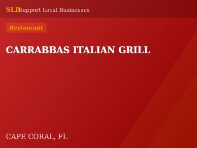 CARRABBAS ITALIAN GRILL — Restaurant in CAPE CORAL, FL