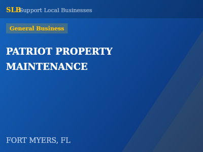PATRIOT PROPERTY MAINTENANCE — General Business in FORT MYERS, FL