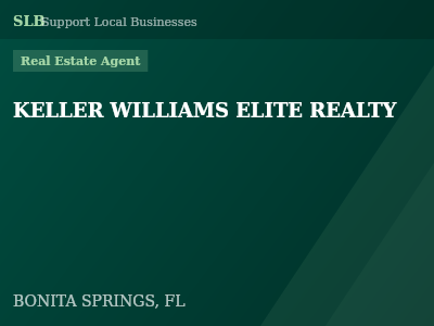 KELLER WILLIAMS ELITE REALTY — Real Estate Agent in BONITA SPRINGS, FL