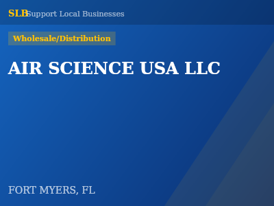 AIR SCIENCE USA LLC — Wholesale/Distribution in FORT MYERS, FL
