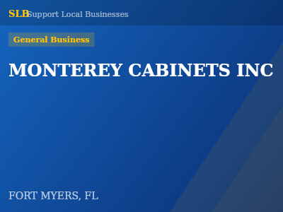 MONTEREY CABINETS INC — General Business in FORT MYERS, FL
