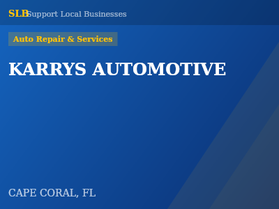 KARRYS AUTOMOTIVE — Auto Repair & Services in CAPE CORAL, FL