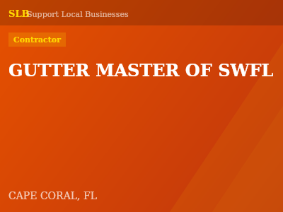 GUTTER MASTER OF SWFL — Contractor in CAPE CORAL, FL