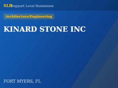 KINARD STONE INC — Architecture/Engineering in FORT MYERS, FL