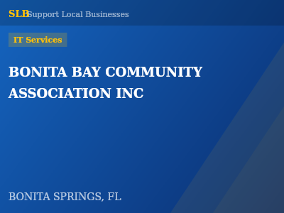 BONITA BAY COMMUNITY ASSOCIATION INC — IT Services in BONITA SPRINGS, FL