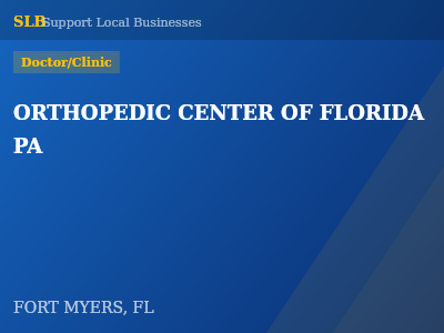ORTHOPEDIC CENTER OF FLORIDA PA — Doctor/Clinic in FORT MYERS, FL