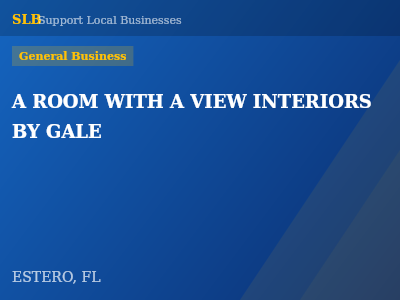 A ROOM WITH A VIEW INTERIORS BY GALE — General Business in ESTERO, FL