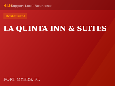LA QUINTA INN & SUITES — Restaurant in FORT MYERS, FL