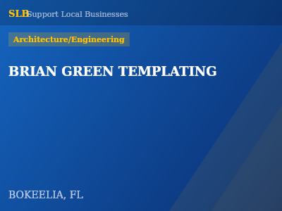 BRIAN GREEN TEMPLATING — Architecture/Engineering in BOKEELIA, FL