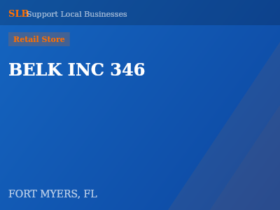 BELK INC 346 — Retail Store in FORT MYERS, FL