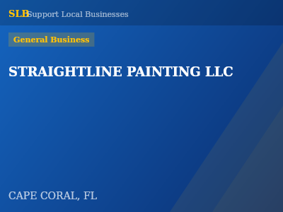STRAIGHTLINE PAINTING LLC — General Business in CAPE CORAL, FL